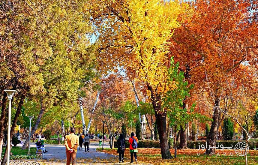 پارک های مشهد از مکان های دیدنی مشهد در پاییز